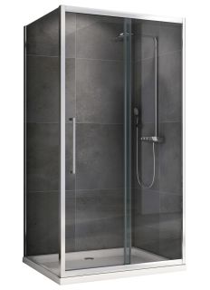 Душевой уголок ABBER Schwarzer Diamant AG30170H-S50 170x50см хром